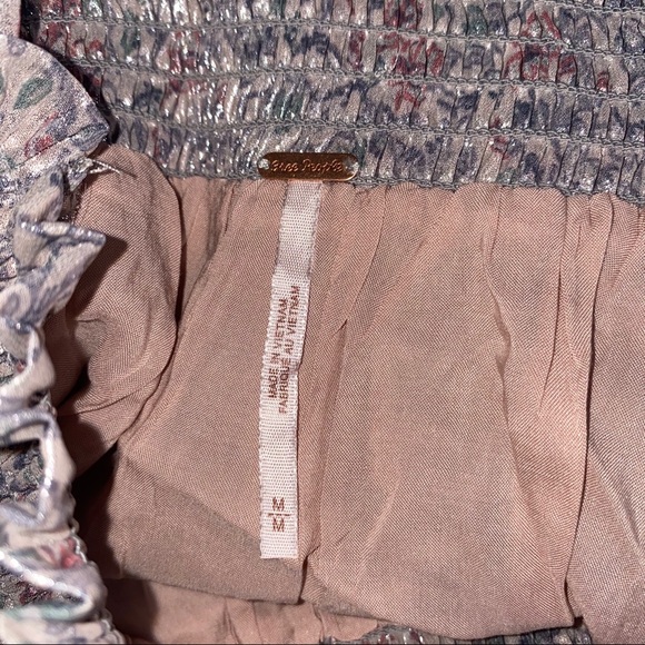 Free People In a Bubble Satin Mini Skirt - Picture 8 of 9